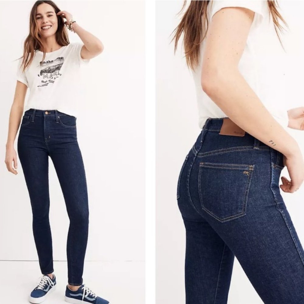 Madewell 10" High Rise Skinny Jeans In Lucille Wash